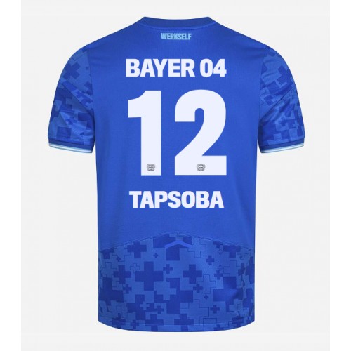 Bayer Leverkusen Edmond Tapsoba #12 Tredje trøje 2025-26 Kort ærmer Bayer Leverkusen Edmond Tapsoba #12 Tredje trøje 2025-26 Kort ærmer